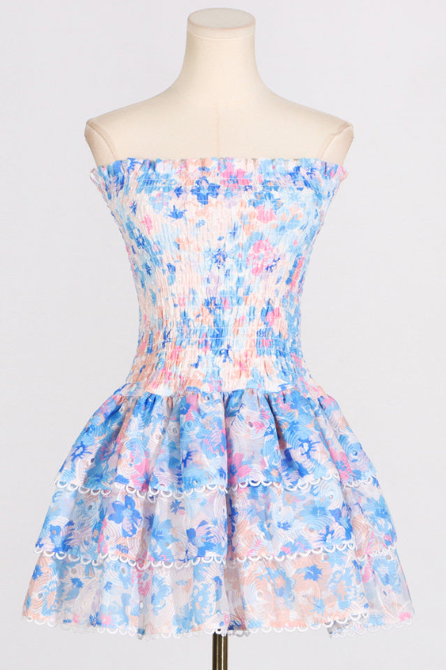 Layered Lined Polyester Dress