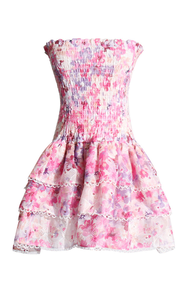 Layered Lined Polyester Dress