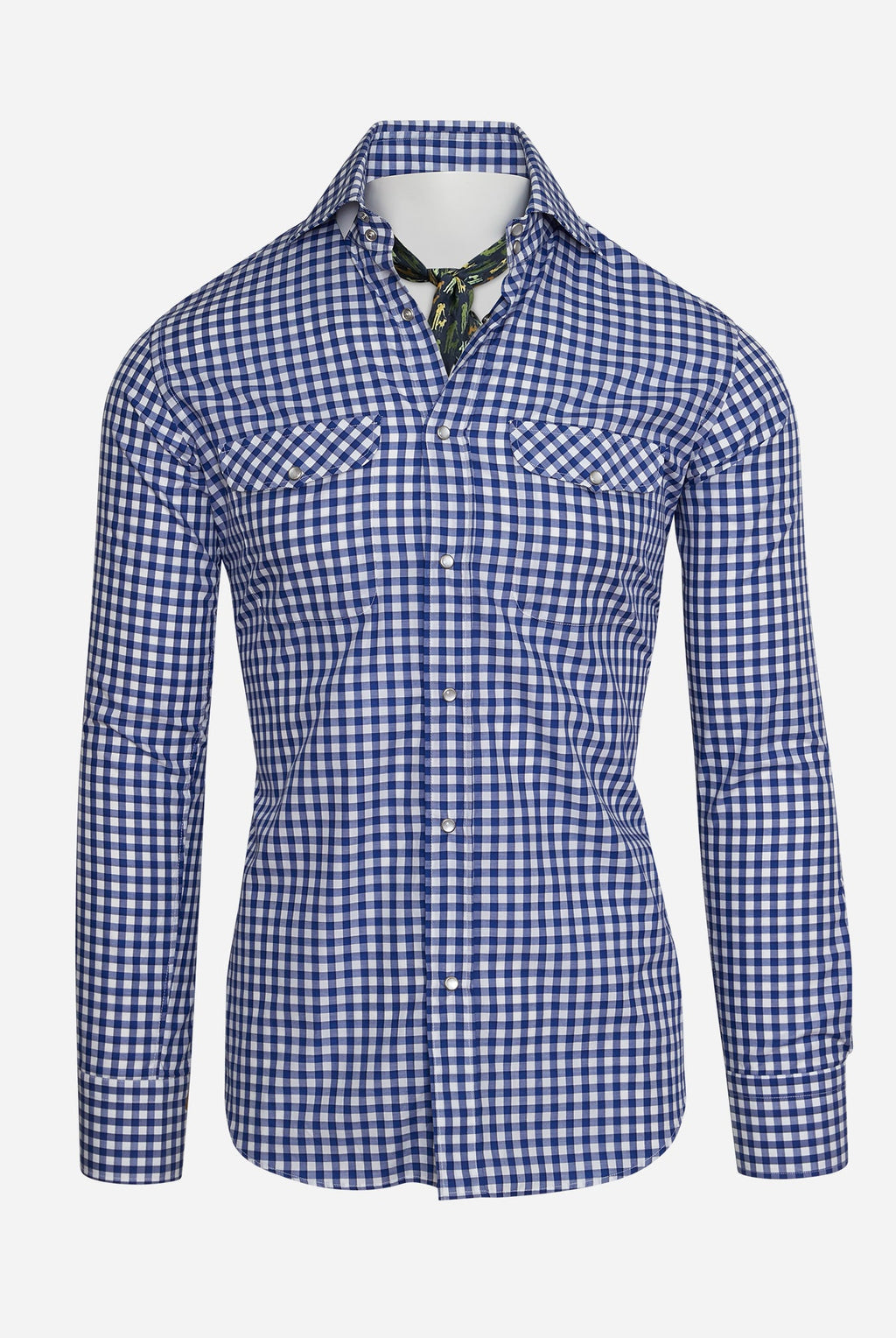 Shirt in Blue Buffalo Check