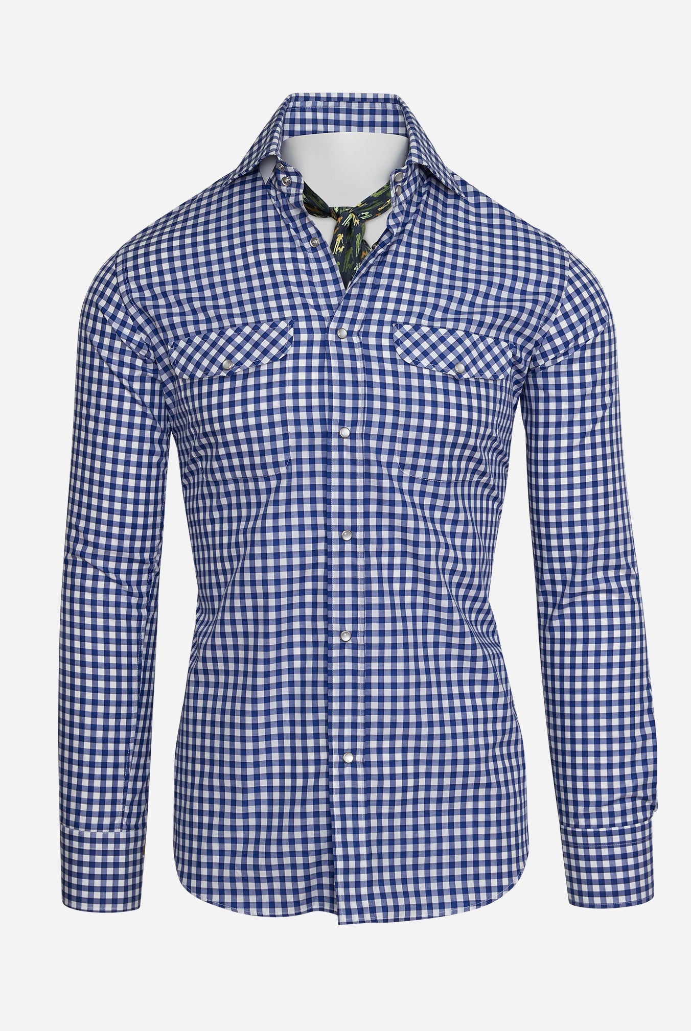 Shirt in Blue Buffalo Check
