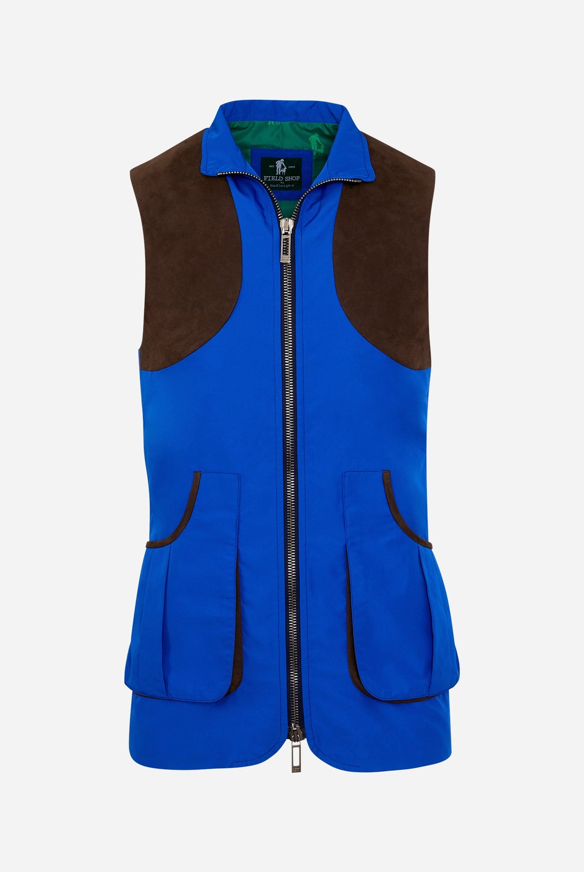 ‌Suede-Trimmed Performance Field Vest