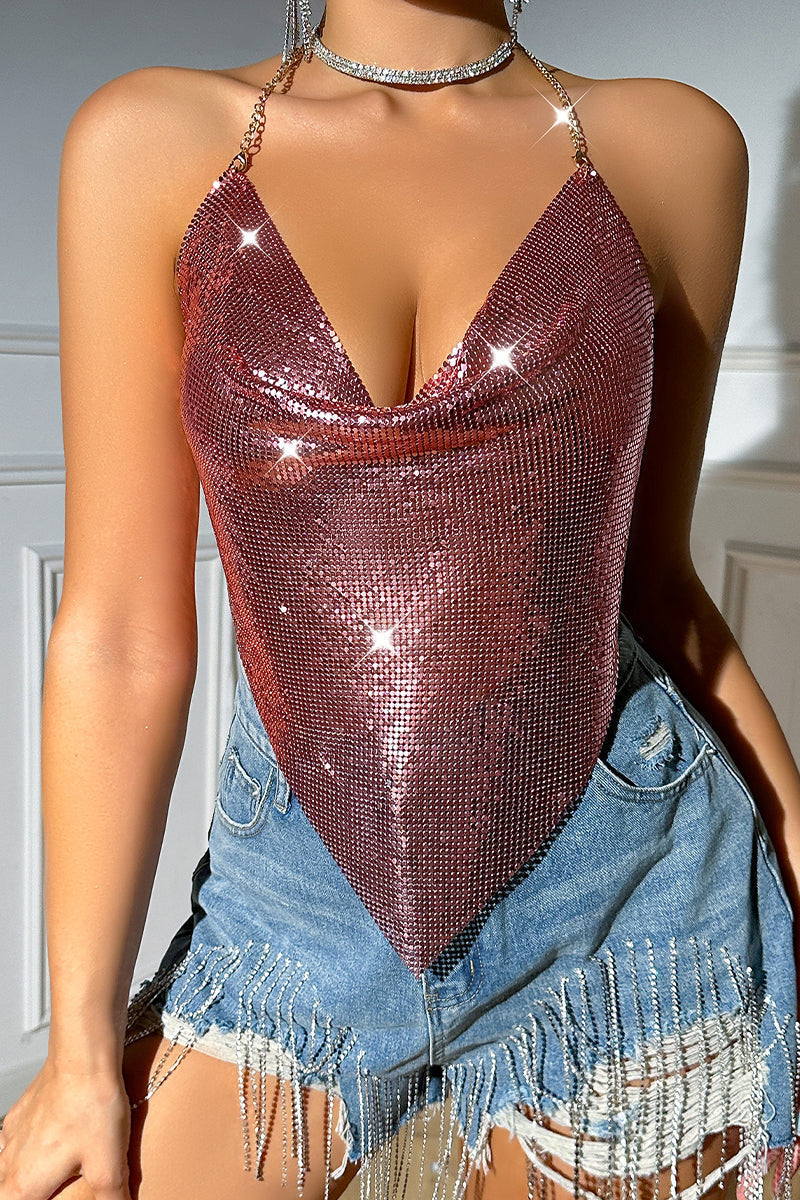 Sleeveless Sexy Solid Top