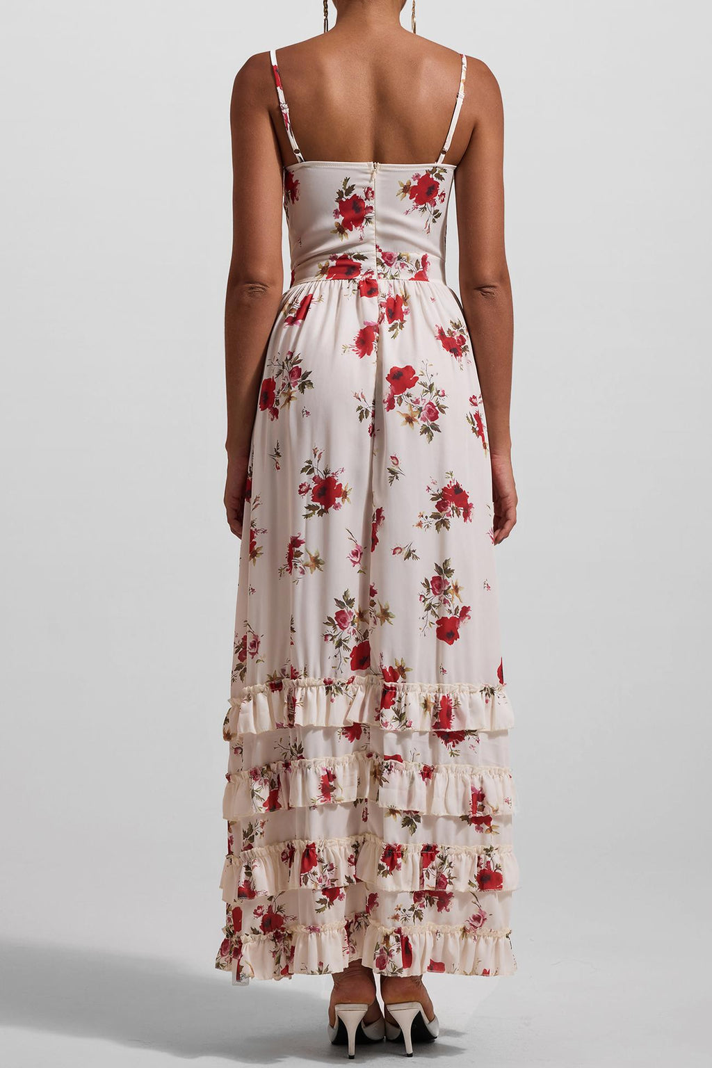 Frilled Picnic Maxi Dress