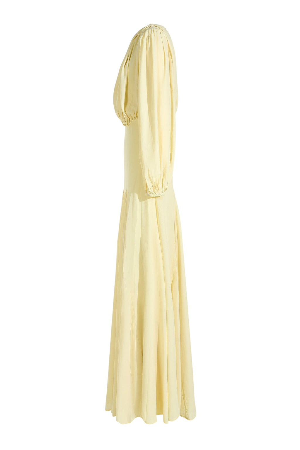 Lantern Sleeve Maxi Party Dress