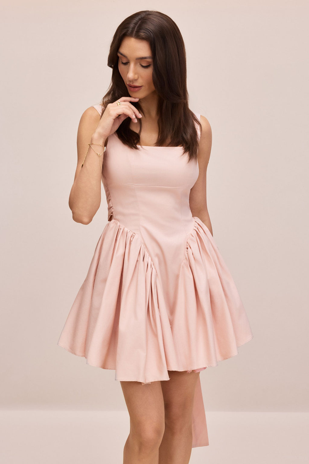 Classic Cotton Silhouette Dress