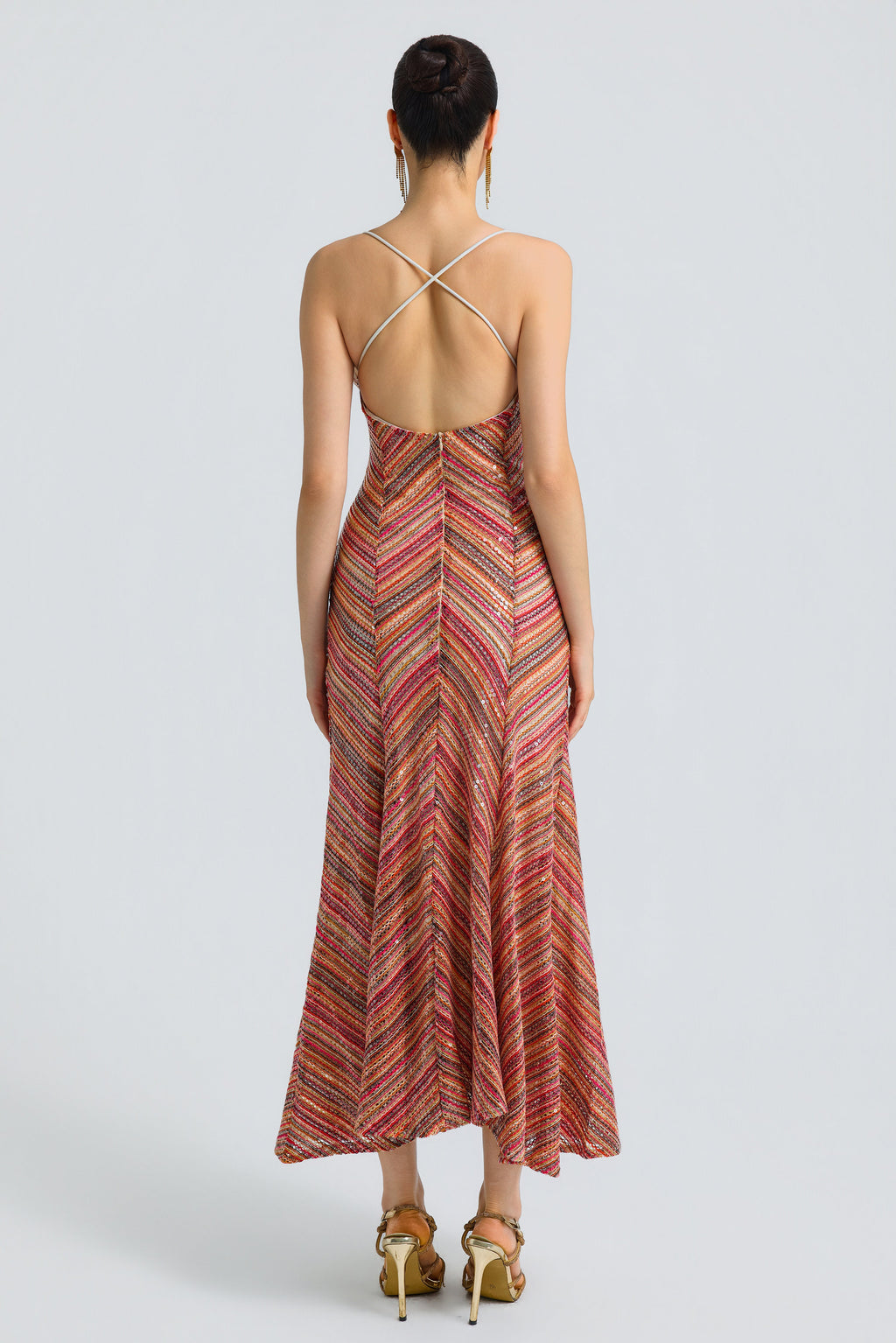 Sleeveless Split Party Midi