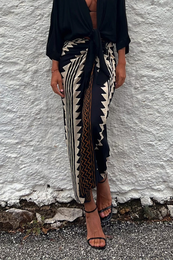 Loose Drape Polyester Maxi