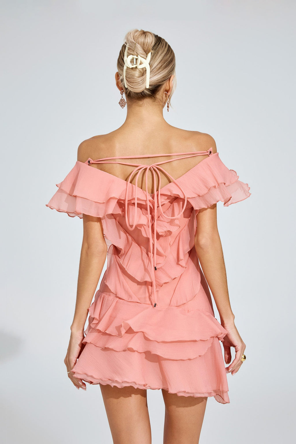 Cascading Airy Ruffle Mini