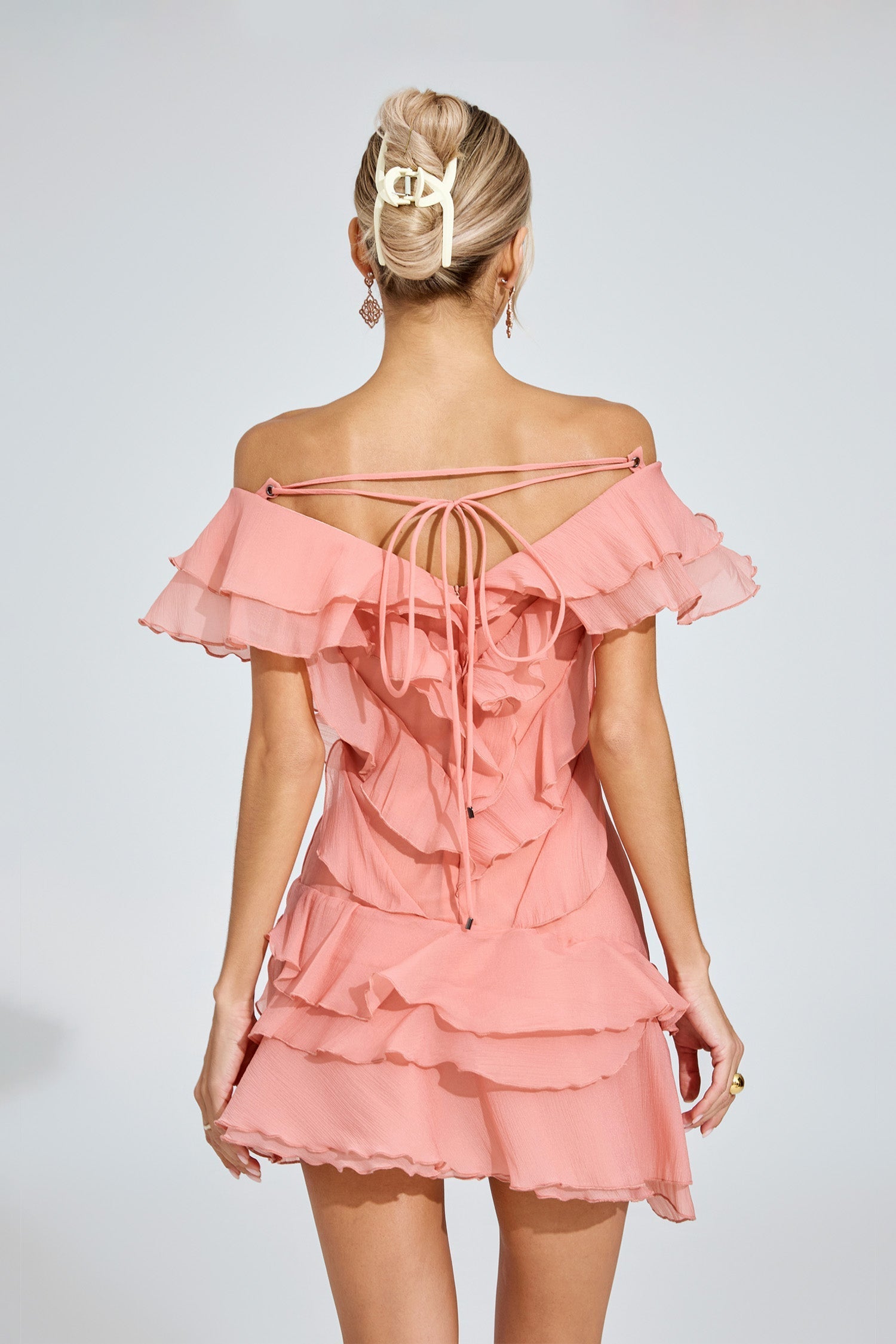 Cascading Airy Ruffle Mini