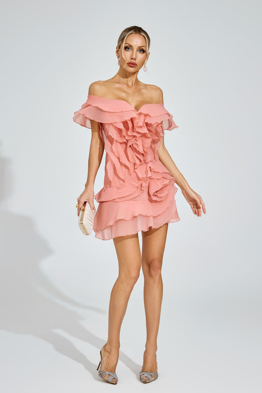 Cascading Airy Ruffle Mini
