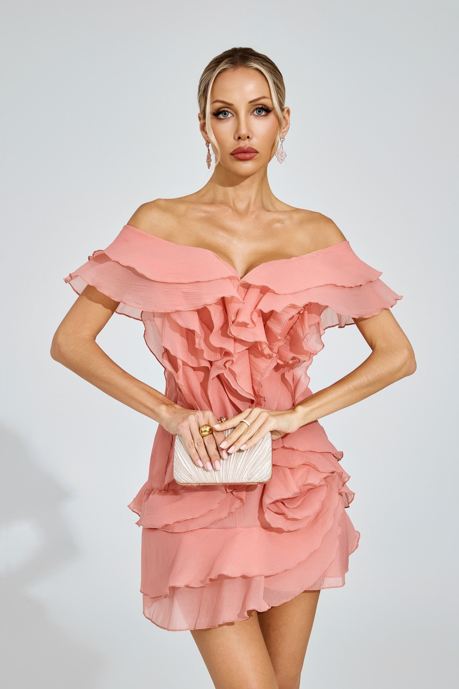 Cascading Airy Ruffle Mini