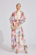 Lantern Sleeve Vintage Maxi