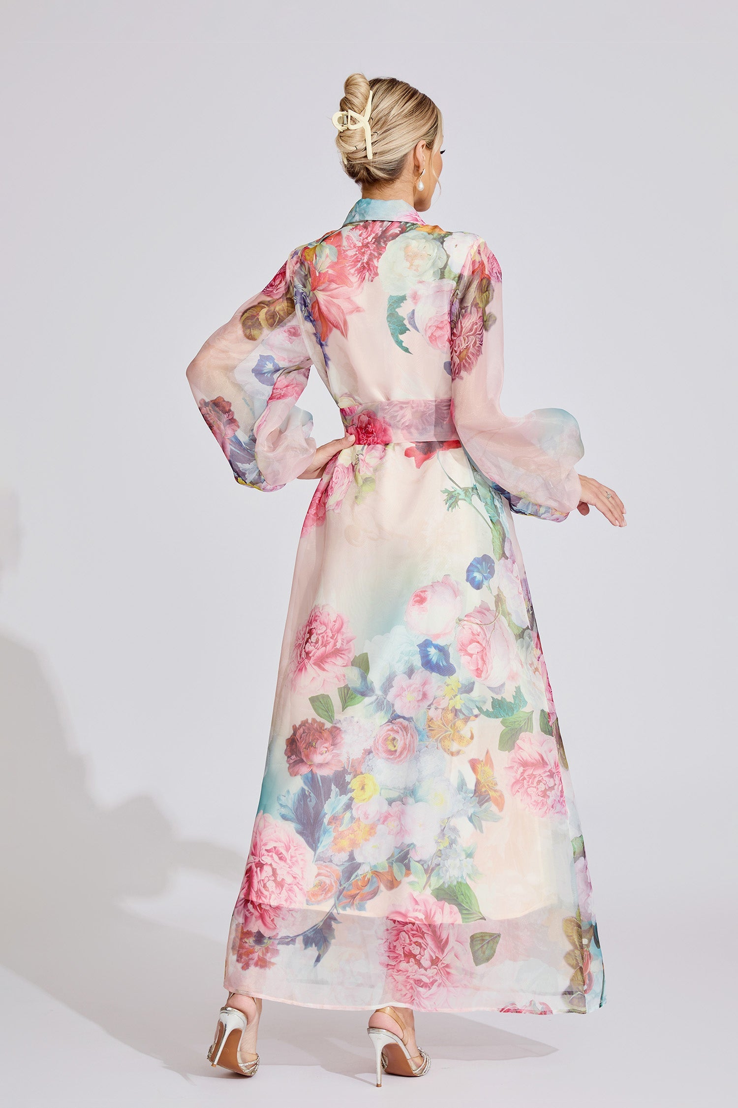 Lantern Sleeve Vintage Maxi