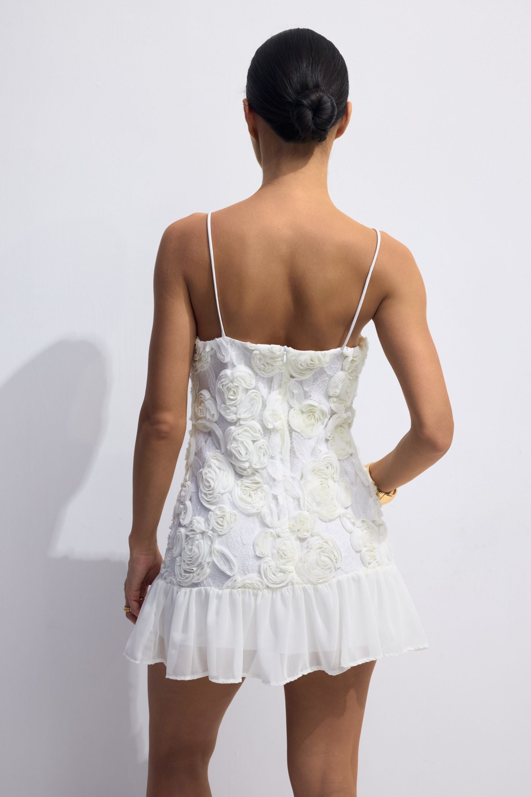 Sweetheart Floral Pleat Mini