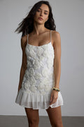 Sweetheart Floral Pleat Mini