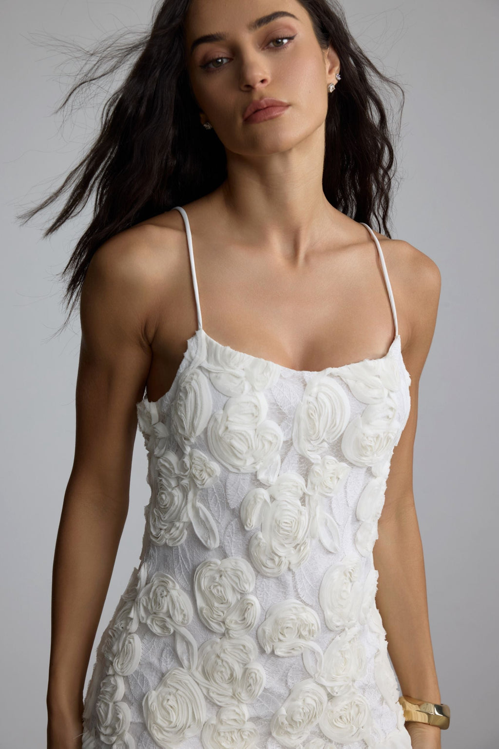 Sweetheart Floral Pleat Mini