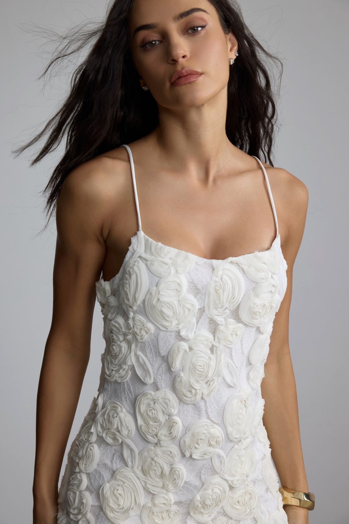 Sweetheart Floral Pleat Mini