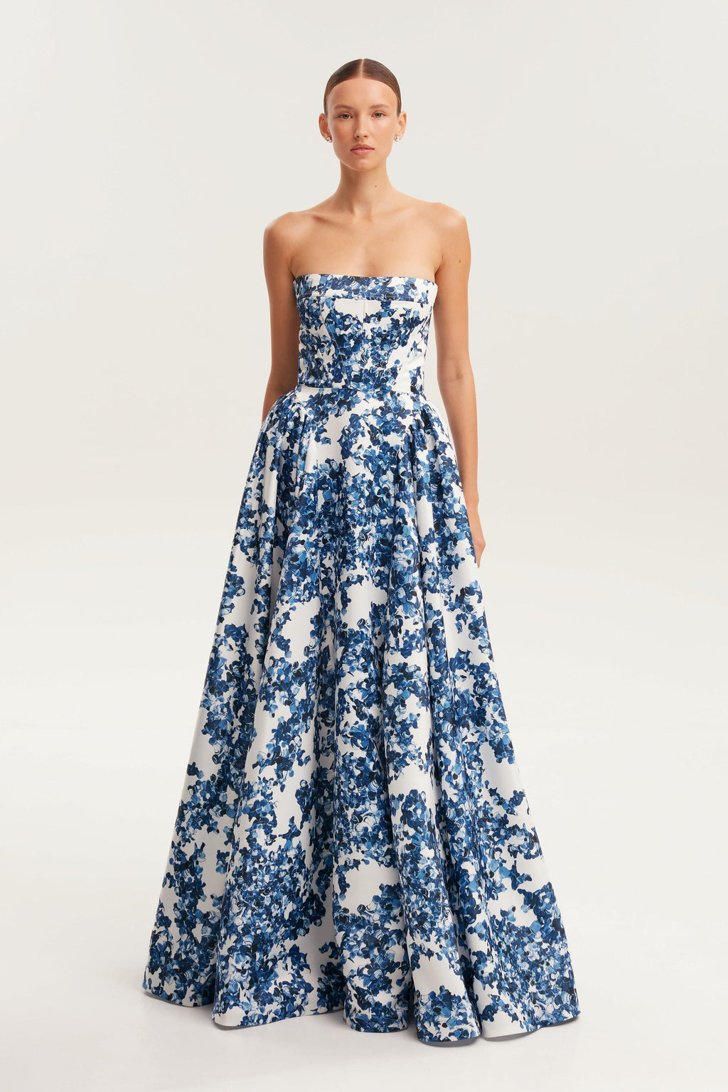 Picnic Blue Print Dress