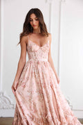 Frilled Picnic Maxi Dress