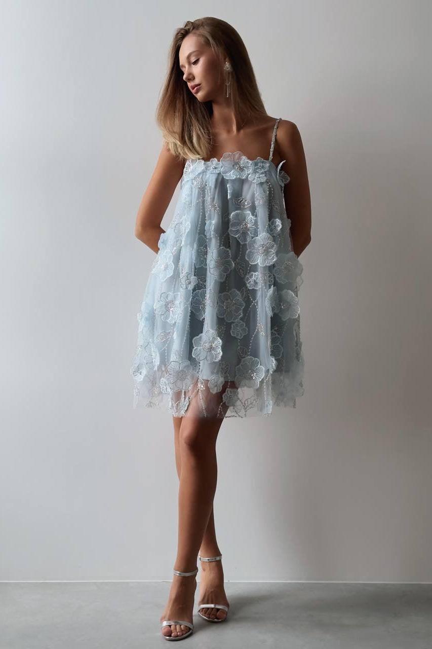 Sleeveless Blue Romance Mini
