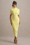 Cape Yellow Sleeve Midi