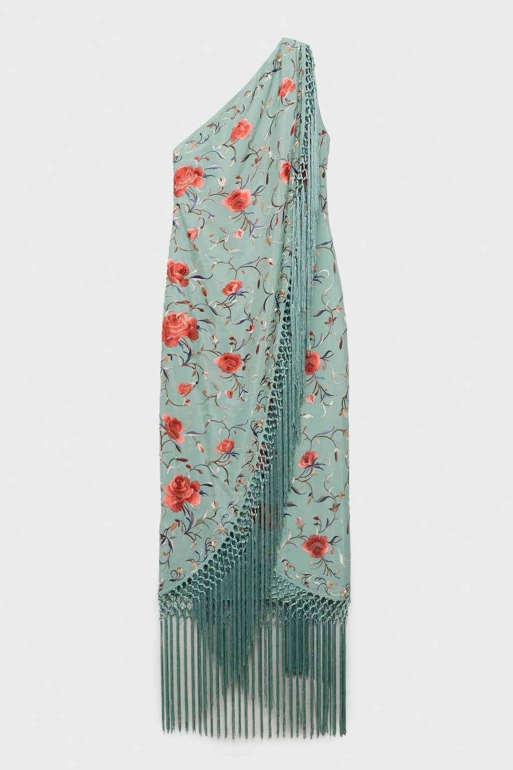 Halter Tassel Floral Midi