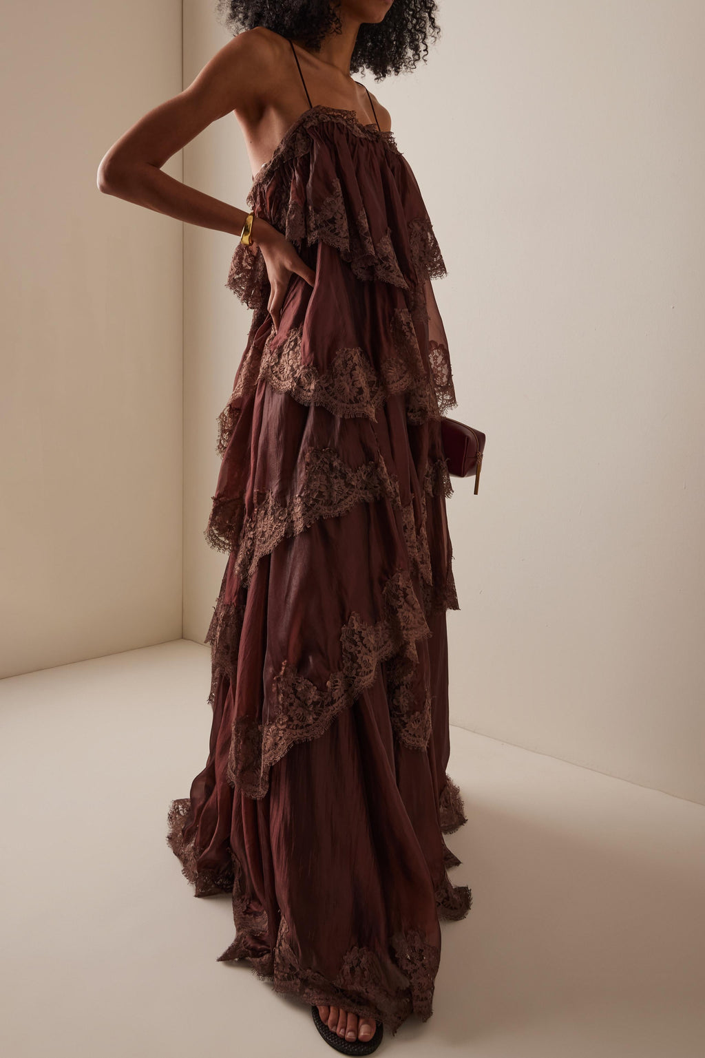 Vacation Ruffle Maxi Dress