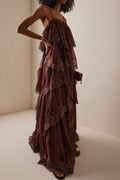 Vacation Ruffle Maxi Dress