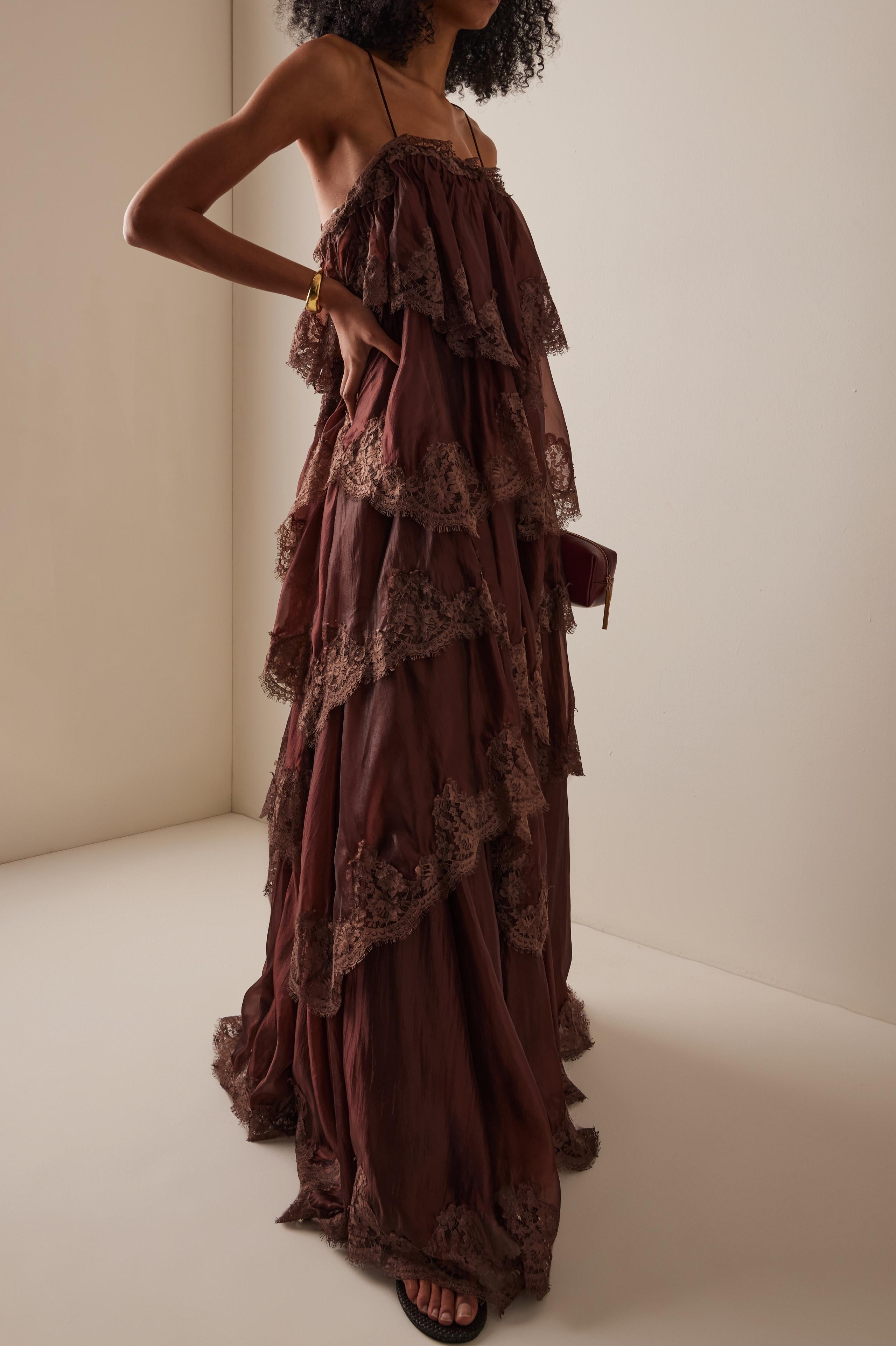 Vacation Ruffle Maxi Dress