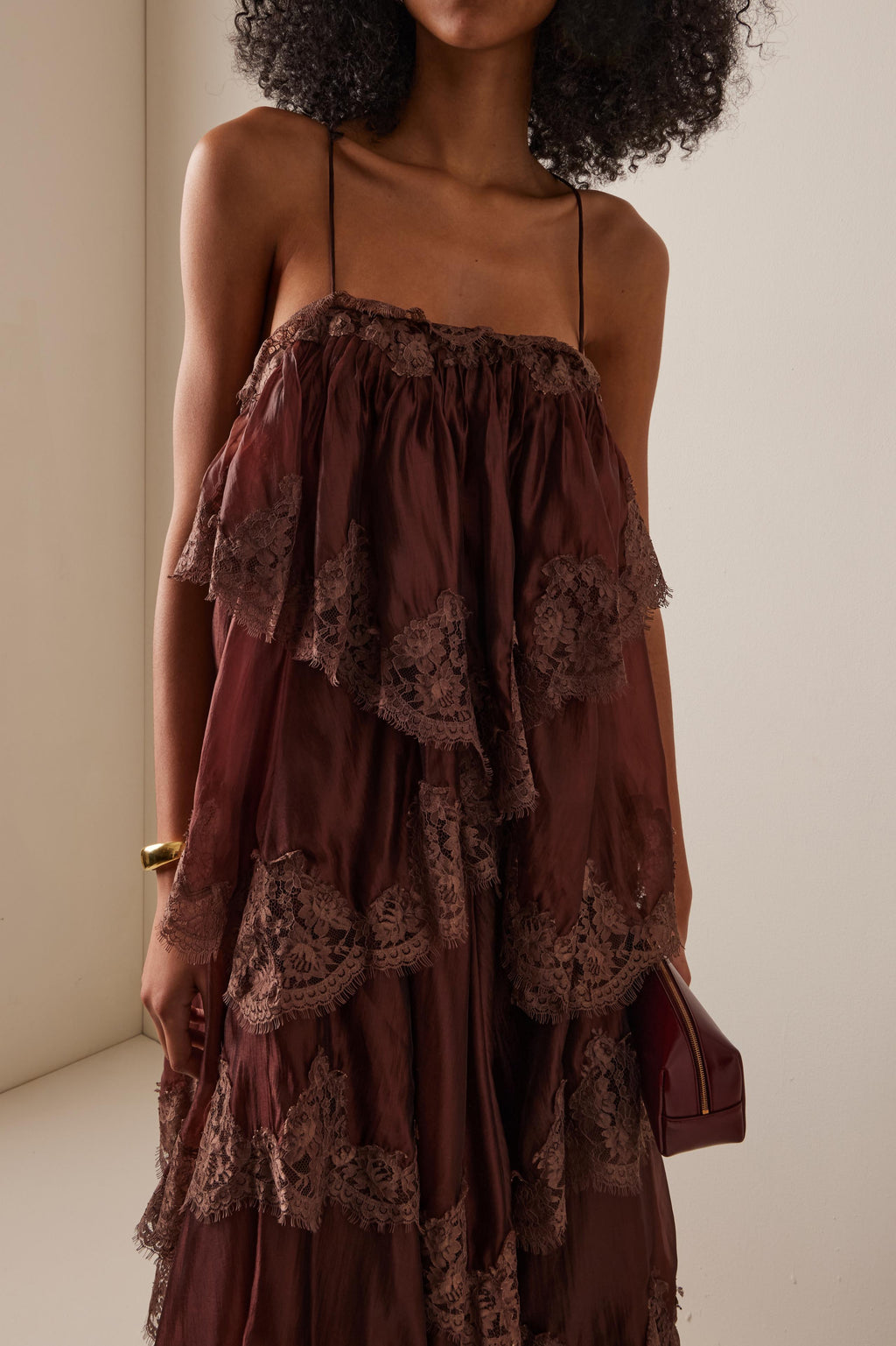 Vacation Ruffle Maxi Dress