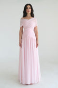 High-Stretch Crisscross Sleeve Midi