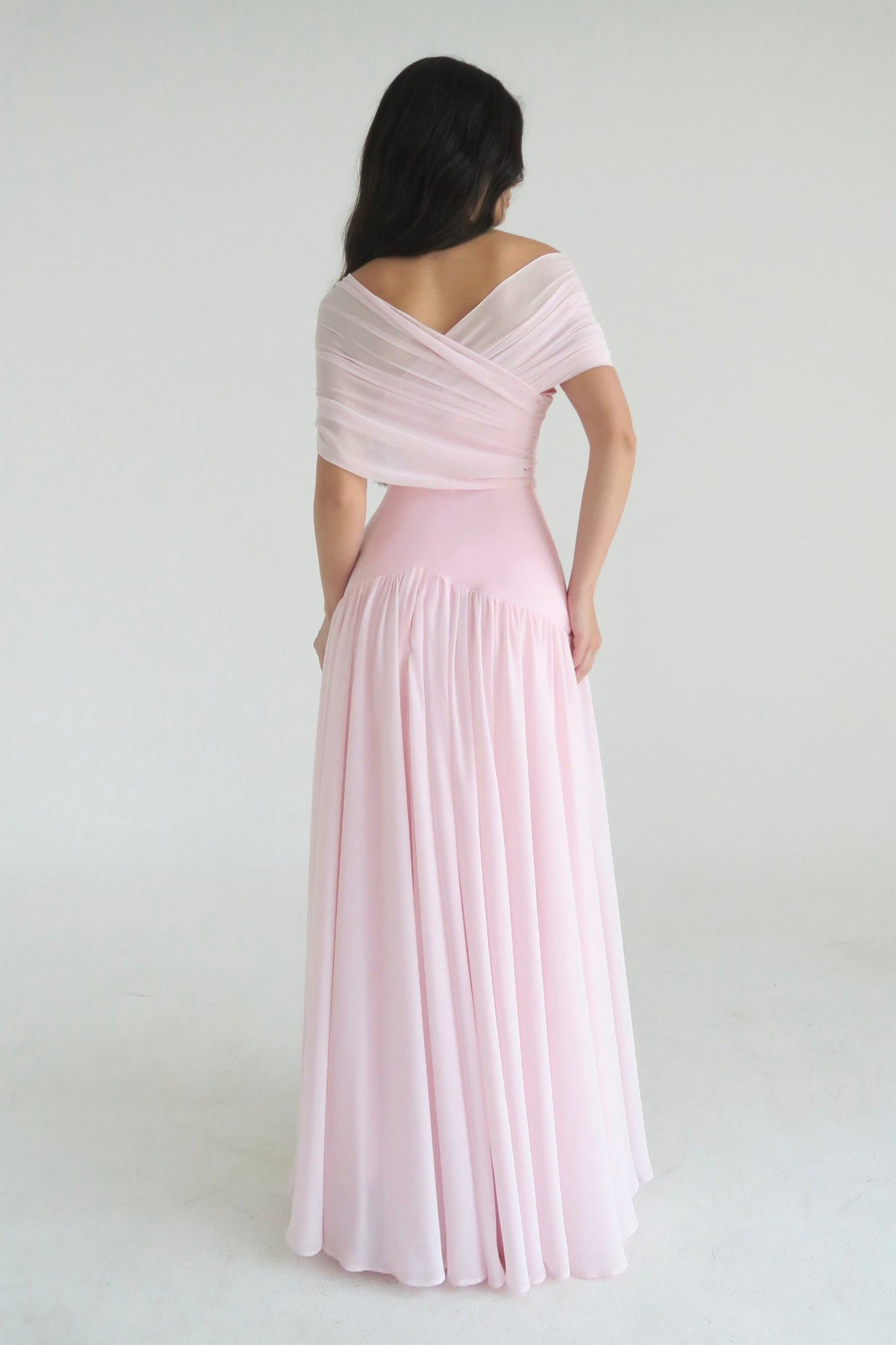 High-Stretch Crisscross Sleeve Midi