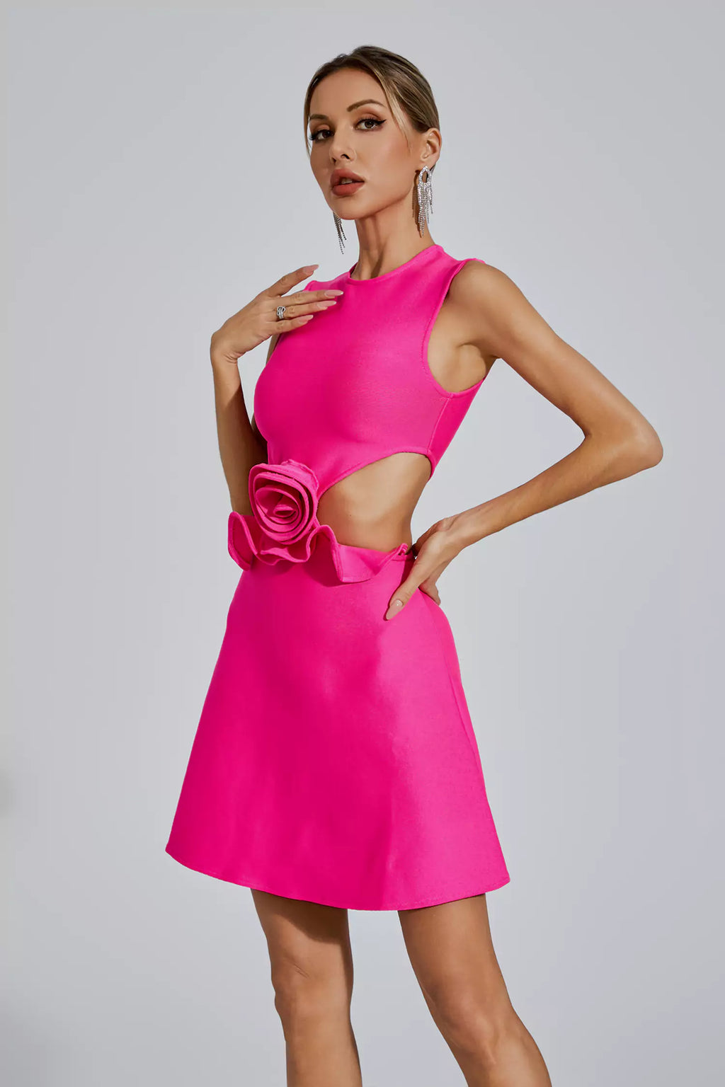 Red Rose Cut-Out Bandage Mini