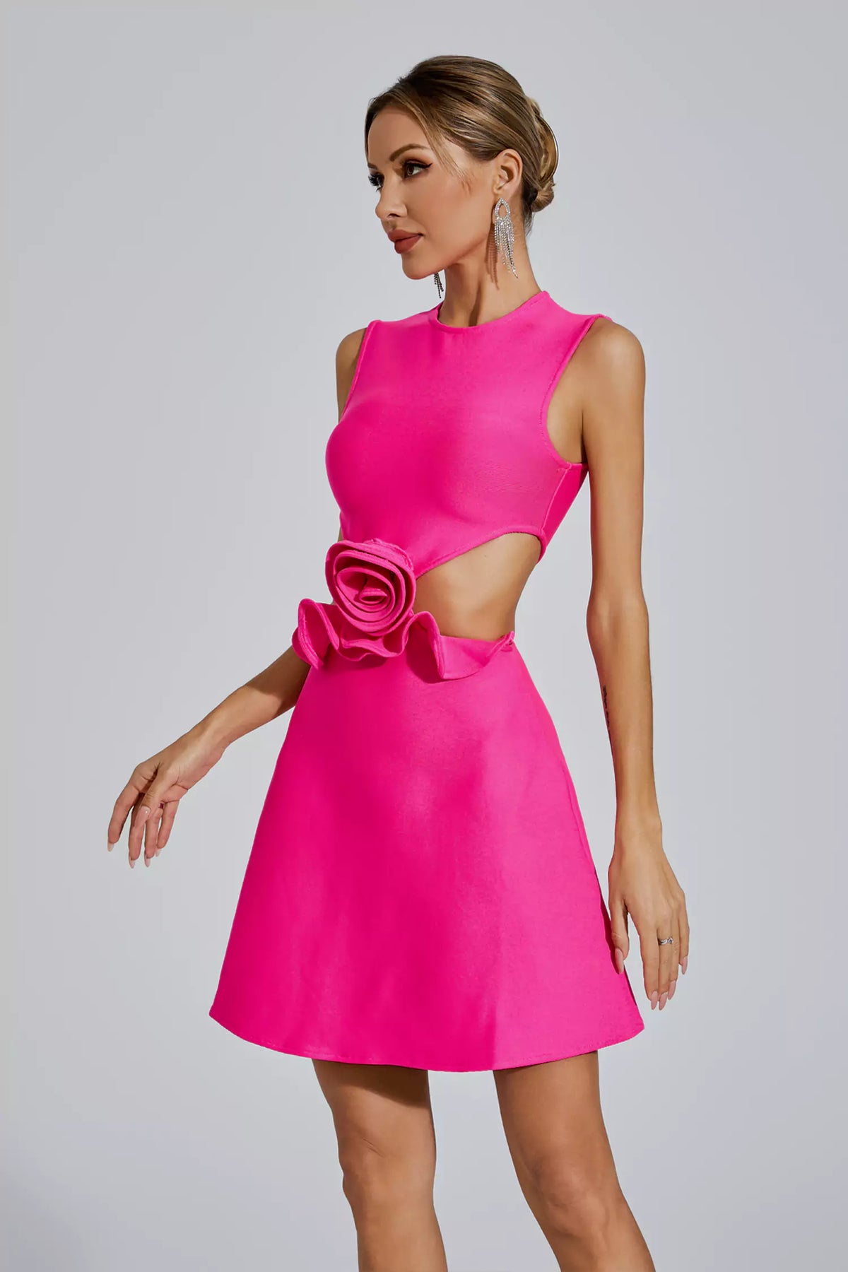 Red Rose Cut-Out Bandage Mini