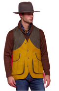 Suede Trim Field Vest
