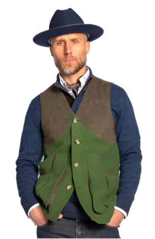 Premium Suede Trim Vest