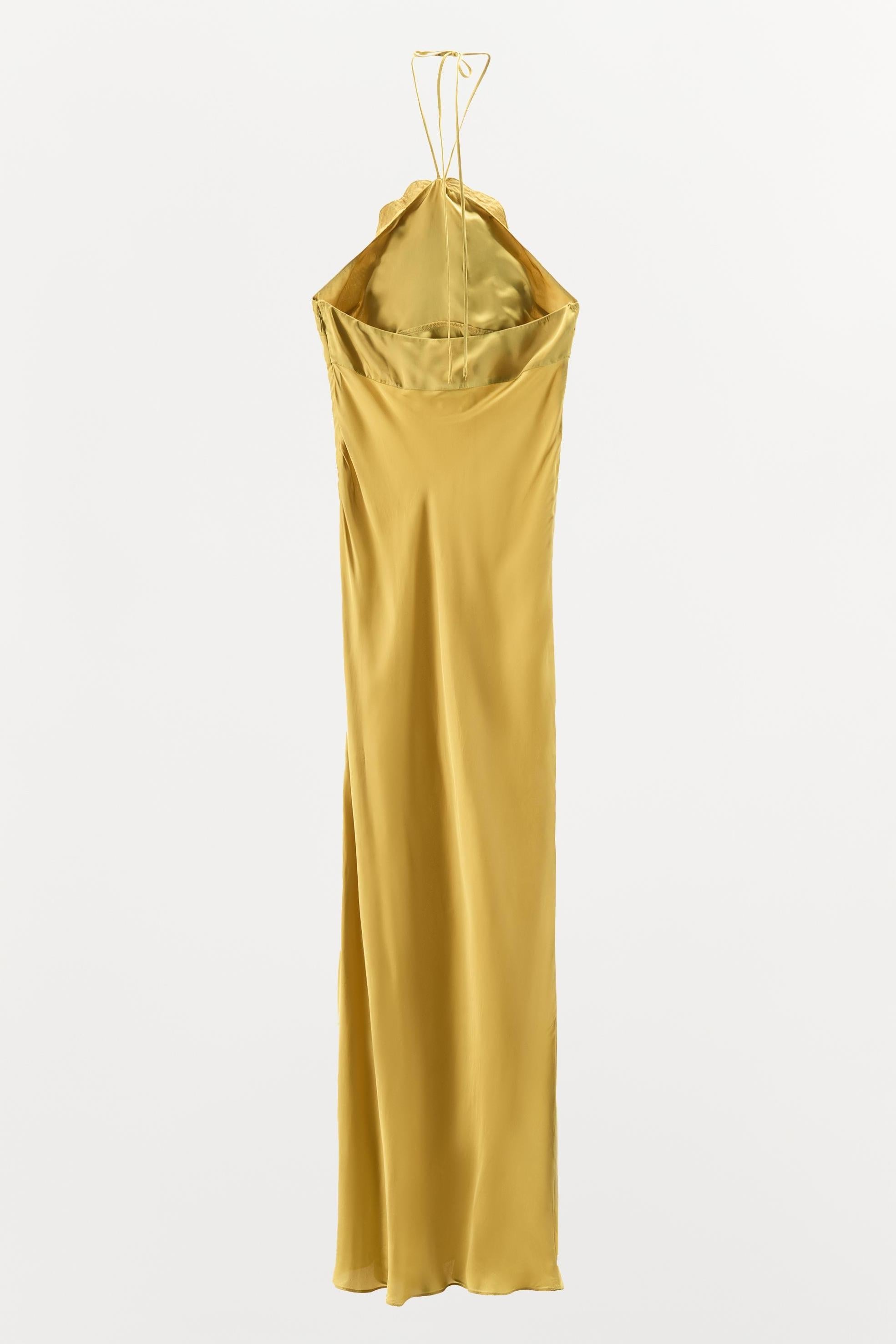Sleeveless Satin Floral Midi