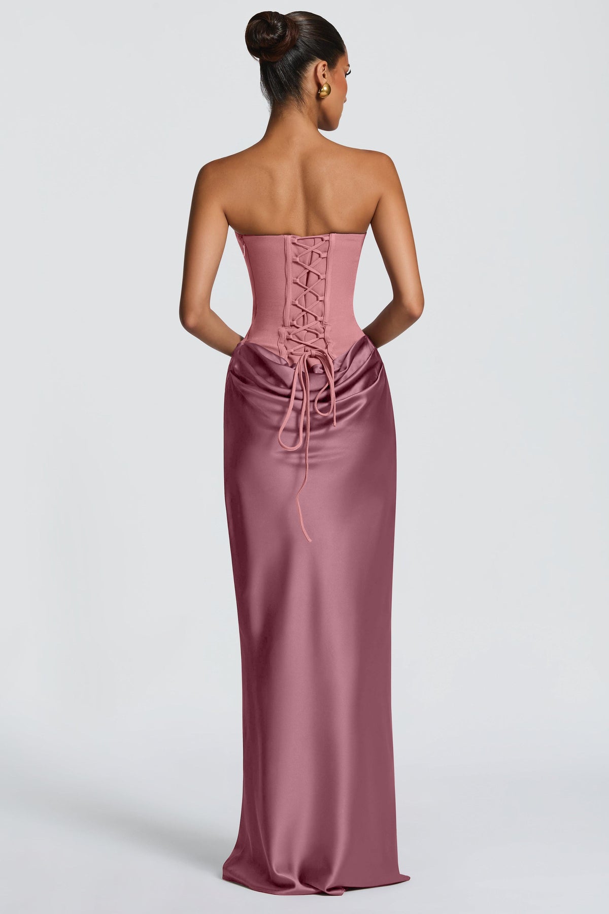 Red Satin Stretch Dress