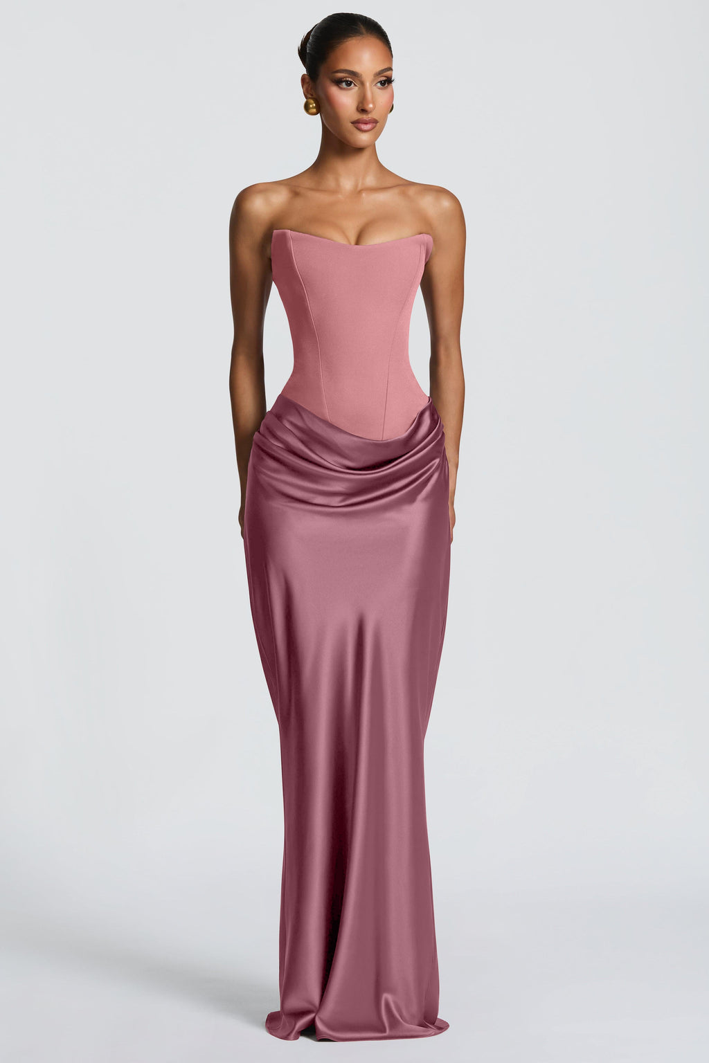 Red Satin Stretch Dress