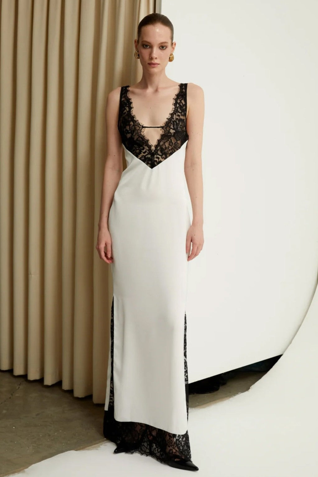 Solid Bandage Prom Dress