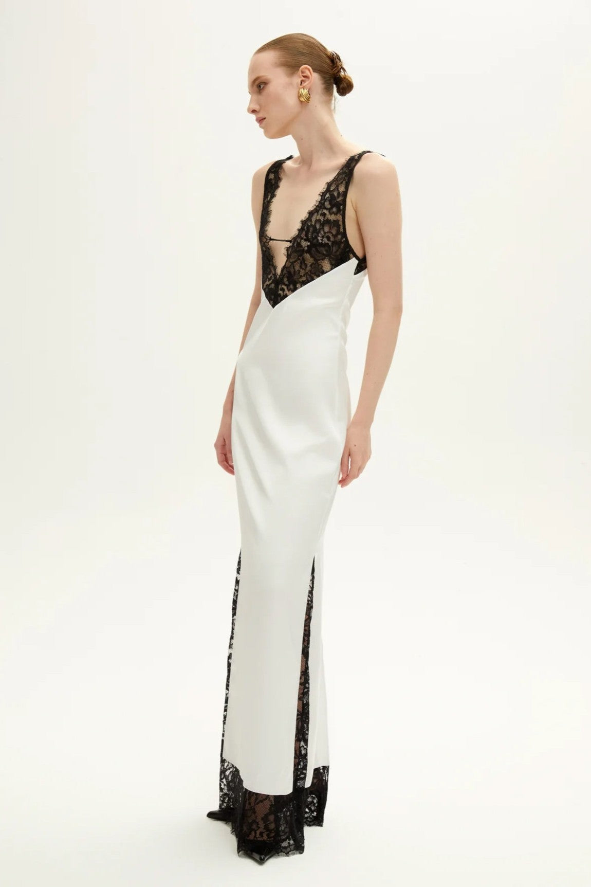 Solid Bandage Prom Dress