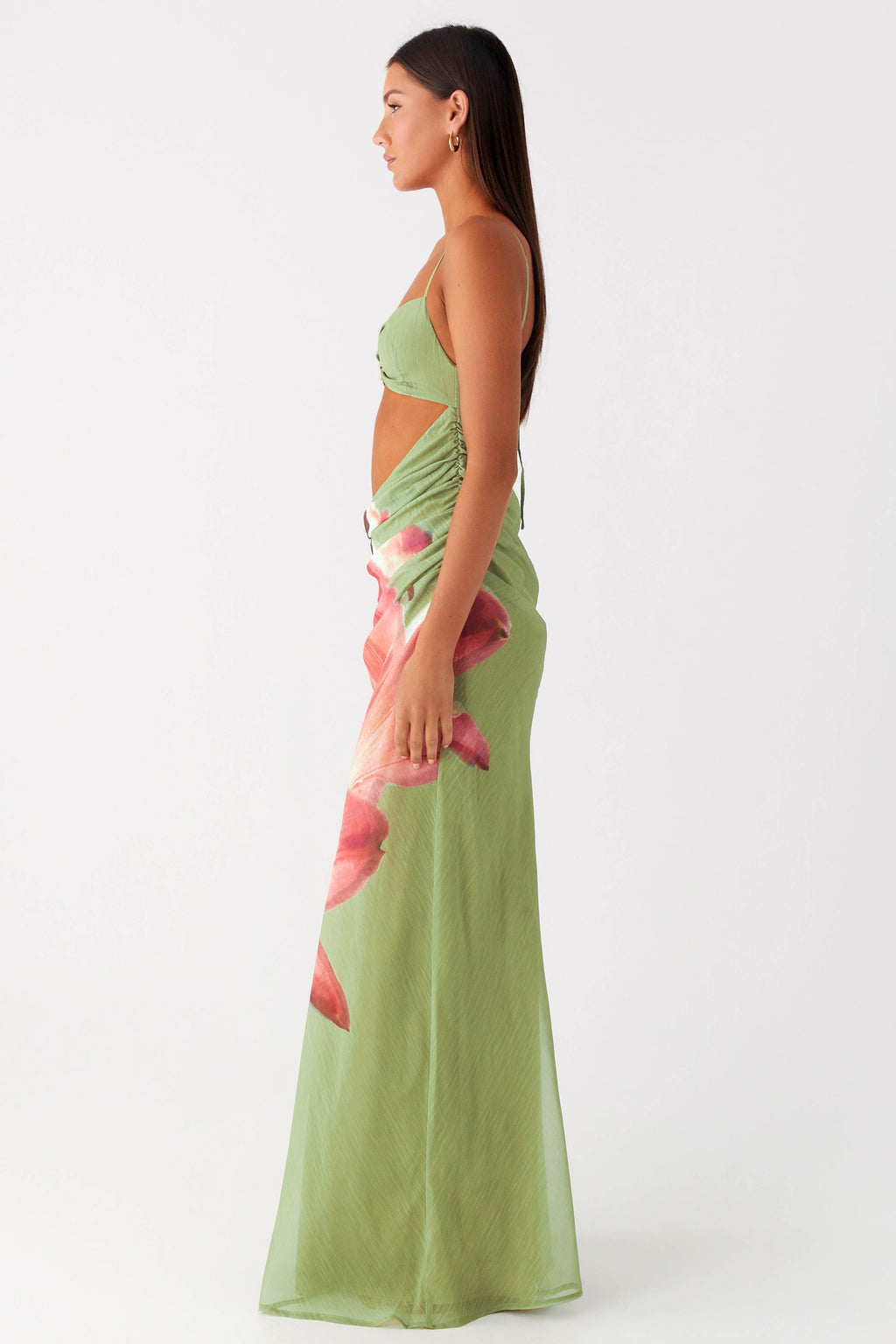 Jersey Luminous Floral Maxi