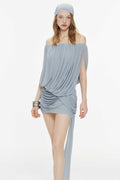 High-Stretch Pink Sleeveless Mini