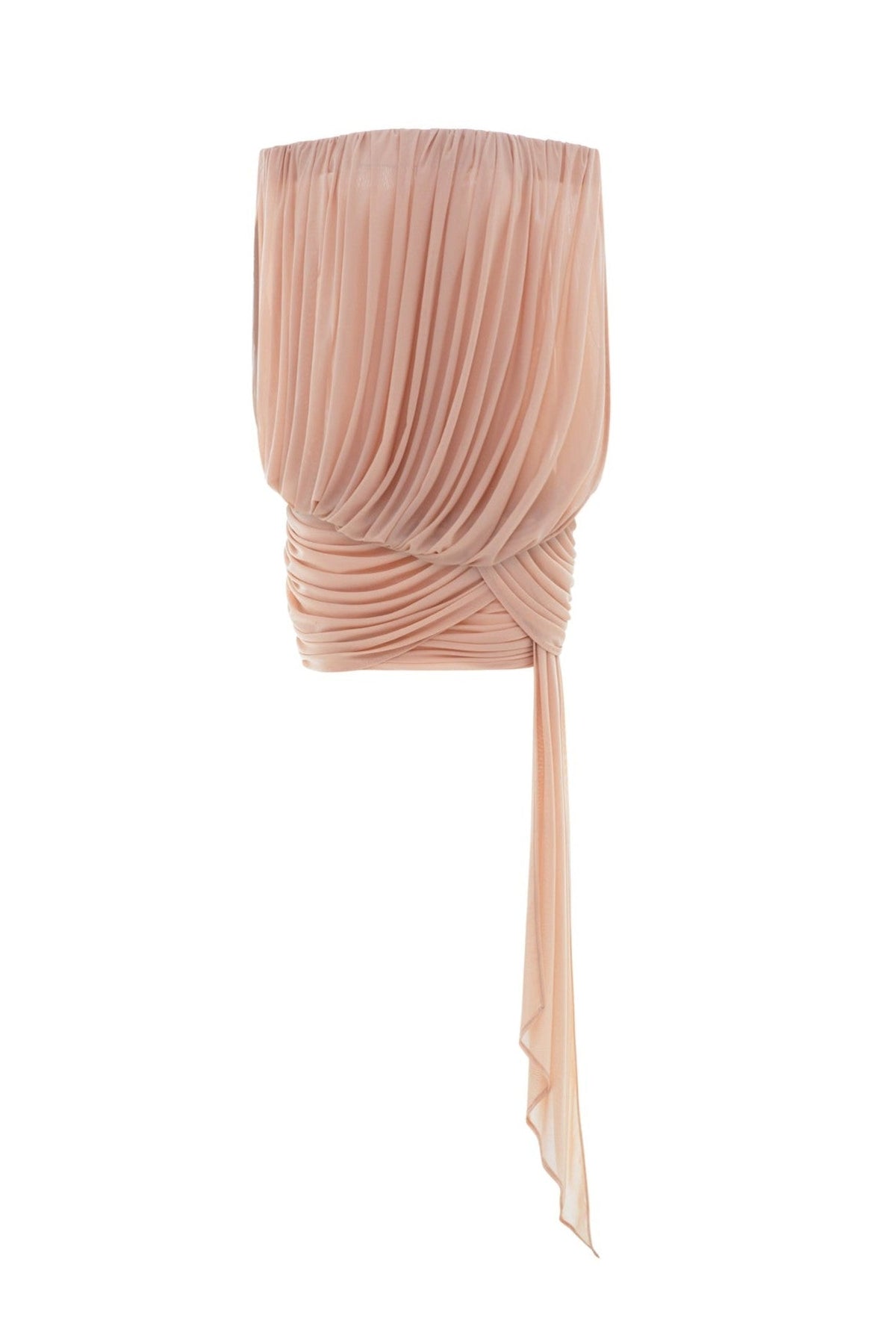 High-Stretch Pink Sleeveless Mini