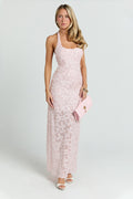 Sequin Halter Backless Midi