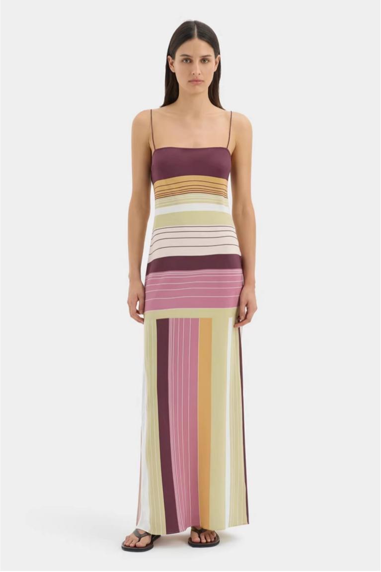 Abstract Print High-Stretch Jersey
