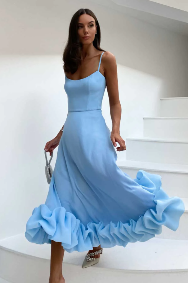 Hidden Zip Dreamy Midi