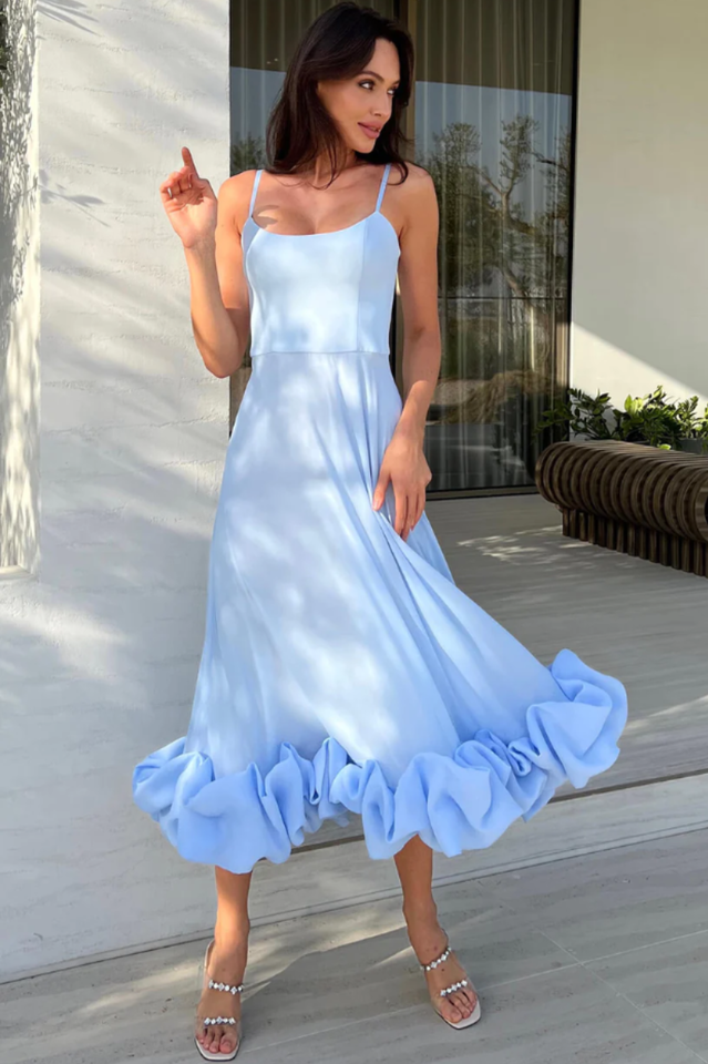 Hidden Zip Dreamy Midi