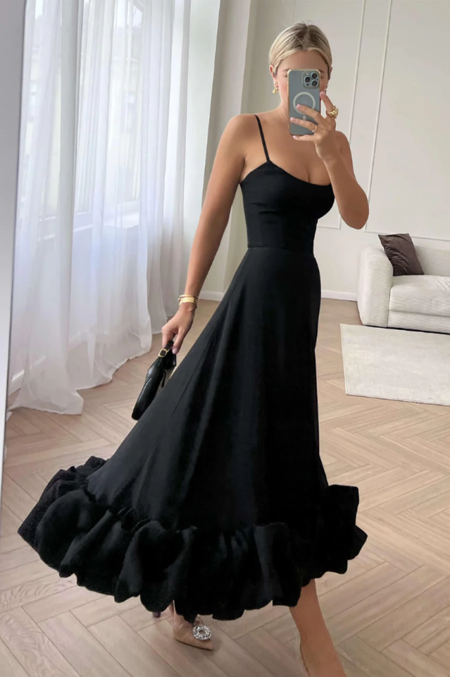 Hidden Zip Dreamy Midi