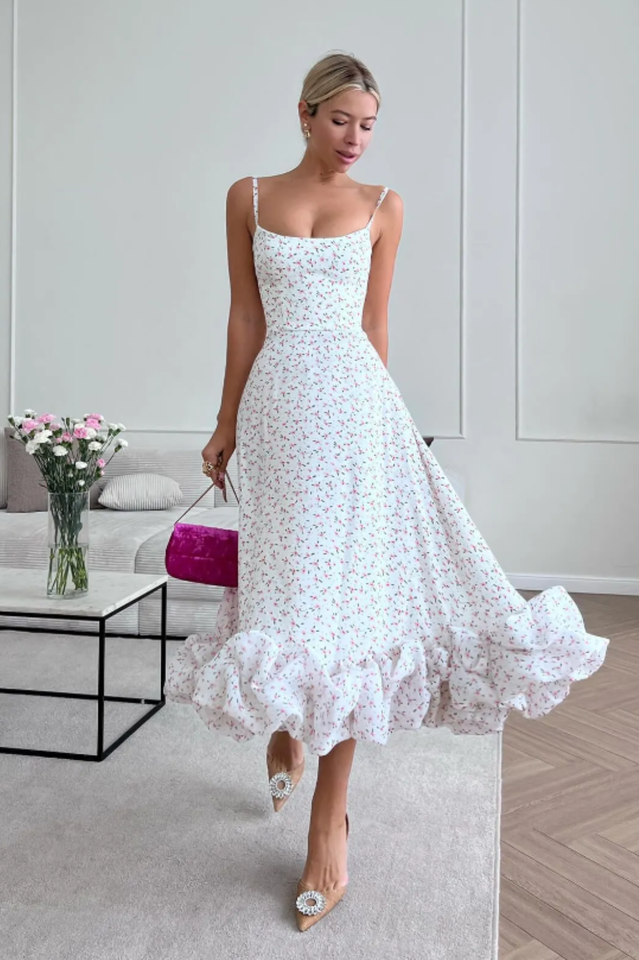 Hidden Zip Dreamy Midi